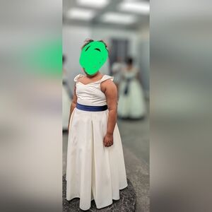 Size 16 ivory flower girl dress